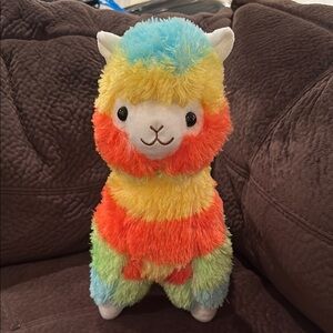 Colorful Plush Alpaca Stuffed Animal Toy - Alpacasso Amuse